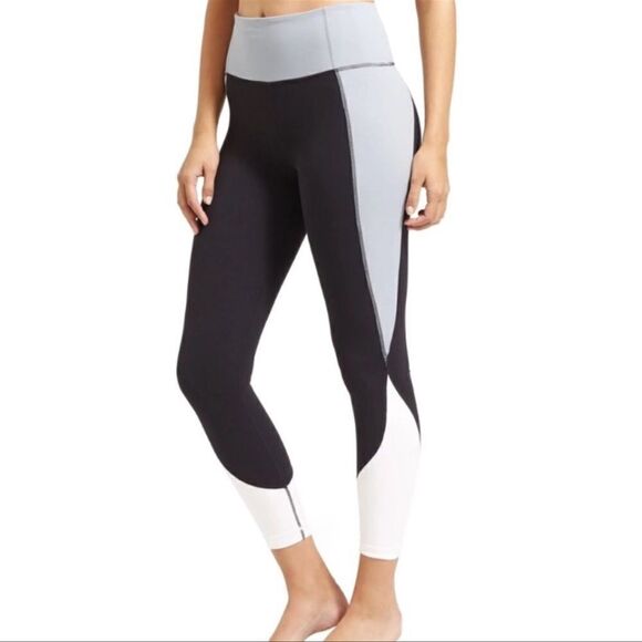 Athleta Colorblock Salutation 7/8 Ankle Tight S - Picture 1 of 7